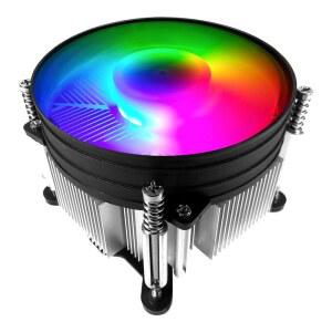 트론와이어 TW-8 95W RGB LED CPU 쿨러 알루미늄 방열판 구리 코어 베이스 4핀 PWM 92mm 팬 사전 적용 열 페이스트 인텔 i3 i5 i7 소켓 1700 1200 1151 1150 1155 1156 데스크톱 PC용