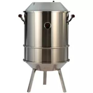항아리바베큐 화로 드럼통 다용도 훈연 스텐 그릴 삼겹살 이동식 숯불 조리