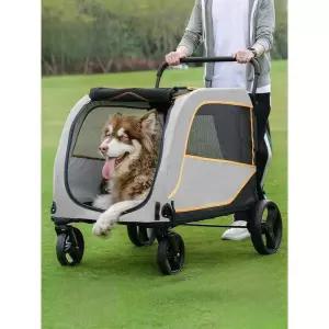 대형견 웨건 접이식 강아지 경량유모차 불가 산책 고양이