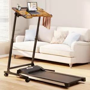 바퀴가 달린 이클 자전거 트레이너 책상 조절 가능한 러닝머신 워킹 패드 노트북용 롤링 스탠딩 휴대폰