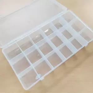 다용도케이스 파츠 다용도 칸막이분리 효율적인 공예비즈통 18구