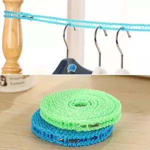 원룸빨래로프 옥상 원룸 캠핑용 블럭분리구조 보조빨래끈 5m (WFKJI95)