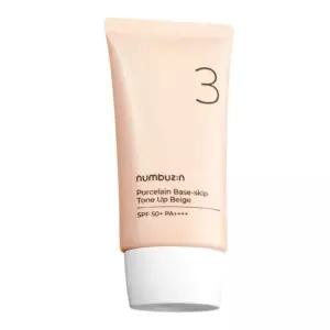 넘버즈인 3번 도자기결 파데스킵 톤업베이지 SPF50+ PA++++, 50ml