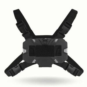 렛미비 폴드 패널 가슴 조끼 세트, 플레이트 캐리어 액세서리 내비게이션 보드용 리그 휴대폰 마운트, 야외 하이킹 낚시 사이클링 전술 웨어러블 4.7-6.7인치 화면