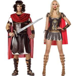 욜선 남성 검투사 코스프레 로마 용감한 할로윈 전사 코스튬 병사 성인