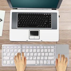 접이식 키보드 휴대용 소형 마우스 저소음 태블릿 패드 경량 쿠션 방진 터치패드 노트북 전화용 무선