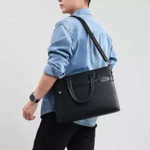 고품질 직장인 정장 가죽 서류 노트북 케이스 파우치 가방 (WFKKPLU)