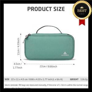 케이블 정리 가방, 포터블 전자석기 액세서리 파우치, 데이터 다중 수납칸이 있는 여행용 보관