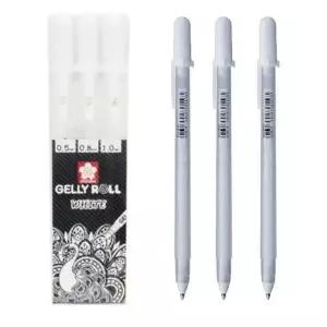겔리롤 젤펜 3본 화이트 중성펜 아트용 필기구 펜 (WFKL0R1)