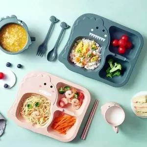 곡물 767BCR93 공룡 어린이 급식판 잔솔 가정용 어린이집 식판