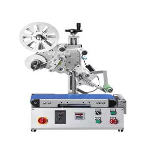 반자동 라벨기 마킹기 기계 공장 스티커 머신 붙이는 병 날짜 유통기한 양면