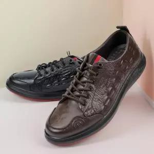 남자 스니커즈 소가죽 슬랙스 슈즈 구두 캐주얼 신발