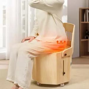 쑥 좌욕기 편백나무 훈증기 변기용 온열방석 건식 좌훈