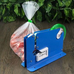 비닐 결속기 마트 네이비블루 슈퍼 구역 가에 두꺼워짐 소시지 채소 매듭기 묶는기계