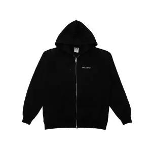 BEN DAVIS 화이트라벨 헤비 스웨트 후드집업 블랙