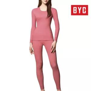 BYC 면내복 에어메리 여자 상하세트 할머니내복 순면 BYT6683 인디언핑크 3136339