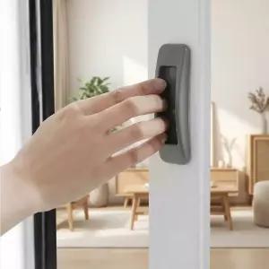 리빙스토리 [2P + 2P] 베란다 문손잡이 부착식 유리창 손잡이