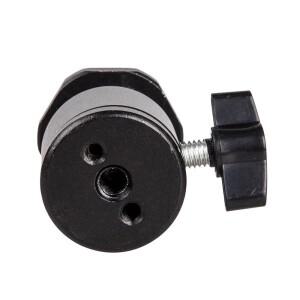 MIAOTU 카메라 폰 거치대 스피드라이트 삼각대 셀카 스틱호환  볼 헤드 1/4 나사 장착 360 ° 이중 사용 2