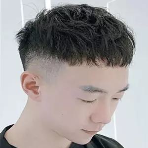 인모 투블럭 댄디컷 남자 가발 (KYR-WE95E2D)