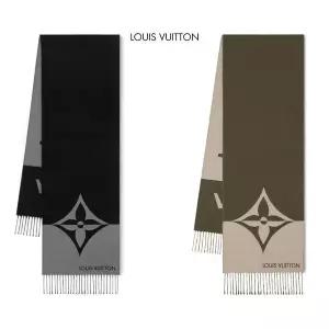 [LOUIS VUITTON]루이비통 머플러 남성용 그래픽 듀얼 스카프 카키 M77215 M79138 M78399