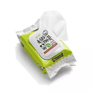 에티펫 NEW 캡 치아깨끗 고양이 티슈 30매 물티슈