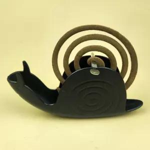 달팽이 모기향 케이스 블랙 캠핑 모기향 트레이