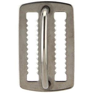 스쿠버 초이스 스테인리스 스틸 웨이트 벨트 키퍼 D 링 u2013 헤비 듀티 슬립 프리 우발적인 방출 방지 2인치 웨빙 장착 다이빙 스피어 낚시 및 수상 스포츠 액세서리에 이상적임