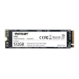 패트리어트 P300 M.2 PCIe Gen 3 x 4 512GB 저전력 소비 SSD