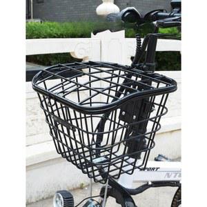 수납함 자전거 짐바구니 전기 박스 바이크 핸들걸이식 브라켓 속싸개 바구니 라지 철제 짐받이 뚜껑 있는 걸이식