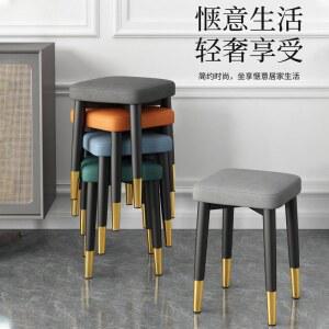 쌓을수있는 사각 의자 700근 벤치 간단한 벤치 북유럽 낮은 책상 디자인 현대적인 색상