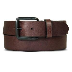 금속 버클이 달린 에디 바우어 남성 캐주얼 가죽 벨트