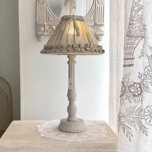 [메종드파리] 테이블램프 파스텔 앤틱그레이&쉐이드 패브릭리본 베이지 인테리어 조명세트