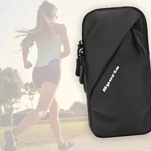 팔뚝가방 스마트폰암밴드 러닝가방 러닝암색 블랙-WFHV8V3