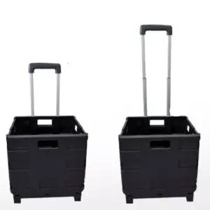 야외용 휴대용 이동카트 4바퀴 캠핑 장바구니캐리어 접이식