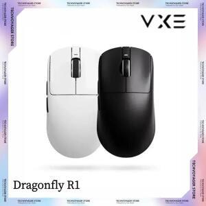 ATK Vxe Dragonfly R1 마우스 블랙 화이트 Se Pro 4K 수신기 경량 Pc 무선 블루투스 게임 전자 스포츠 액세
