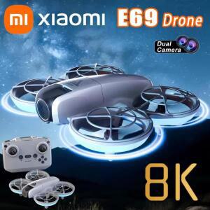 샤오미 E69 드론 HD 듀얼 8K 카메라 광학 흐름 항공기 화면 제어 무선 브러시리스 사진 촬영 원격