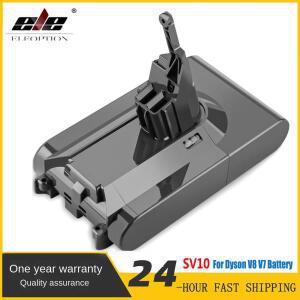 다이슨 호환 V8 V7 배터리 용 SV10 5000mAh 21.6V 리튬 이온 교체 절대솜털동물진공 청소기 및 4.0mAh