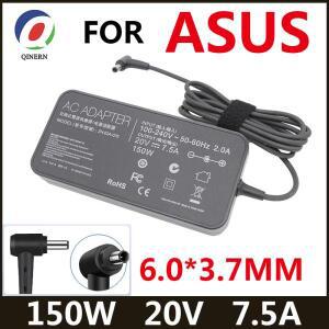 ASUS Rog용 AC 노트북 어댑터 충전기 20V 7.5A 150W 6.0x3.7mm FX95D VX60G TUF 게이밍 FX506lu FX705G FX8