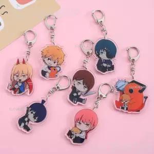  체인소맨굿즈 덴지 아키 포치타 캐릭터릴키링 열쇠고리