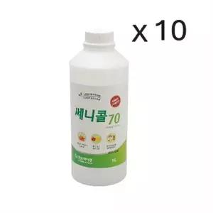 한손하이젠 쎄니콜70 1L 10개입 알콜75% 기구 테이블 식품 소독용