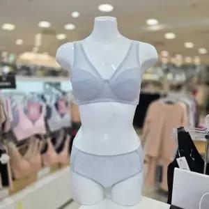 [비비안]엄마들 쟈가드 풀컵 런닝형 노와이어 브라 팬티 BR6711_SBL_BP