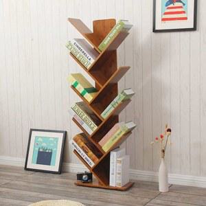 트리형 책장 선반 인테리어 북타워 우드 침실 도서관 수납 스탠드 거실 심플 디자인