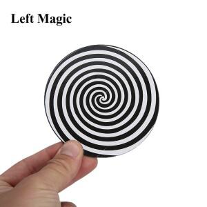 마술카드 나선형 착시 마술 트릭 플라스틱 디스크 클로즈업 거리 무대 출현 소품 멘탈리즘 특수 효과 액세