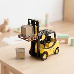 캐스B 컨테이너 지게차 엔지니어링 중장비 자동차 작동 파레트 운반차 공사차 공사장놀이