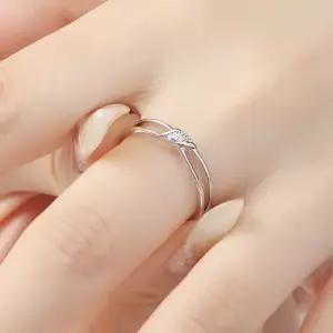 실버925 오픈링 반지 매듭 큐빅 반지 사이즈조절반지 사이즈조절링 프리링반지 은반지