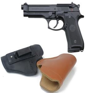IWB 베레타 캐리건 홀스터 M92 92A1 84 치타 M-87 퀵 드로우 은폐 가죽