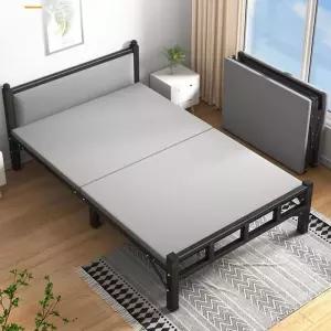 접이식 침대 간이침대 철제 1인용 프레임 숙소 수납형 캠핑 휴게실