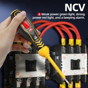 ANENG B19 디지털 전압계 스마트 측정 펜 LCD 백라이트 회로 감지 On/off NCV 안전 테스터 AC11V-450V