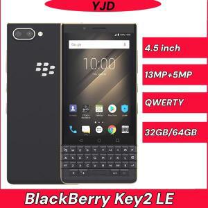 97% 새것과 같은  블랙베리 키2 LE 언락폰 4.5인치 디스플레이 13MP+5MP 카메라 3GB4GB 램 롬 옥타코어 중