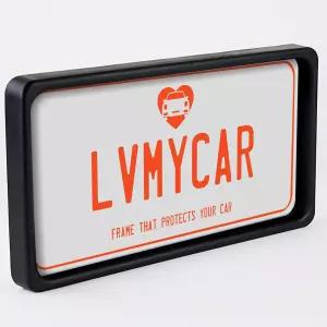 LVMYCAR 범프가드 - 보호 번호판 프레임 및 범퍼 가드 슬림하면서도 견고하고 유연한 폴리우레탄 자동차